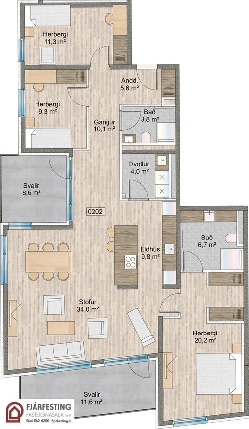 Naustavör 66, 200 Kópavogur