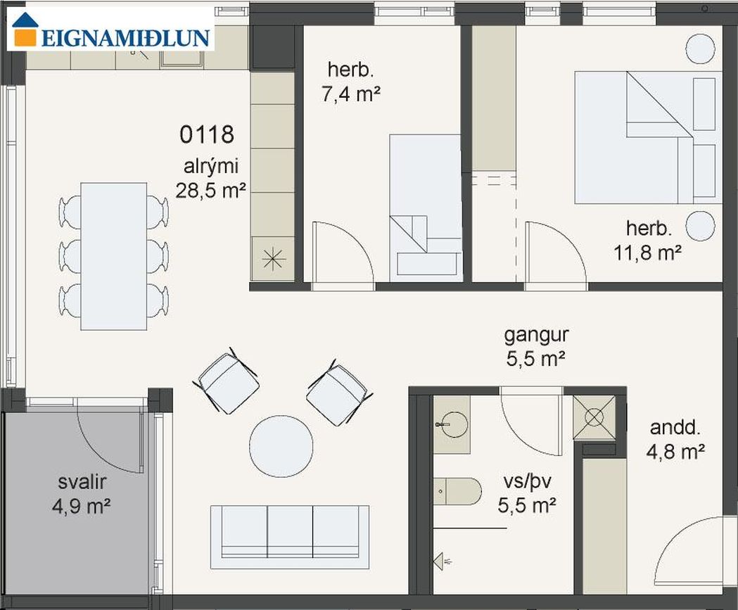 Skólatröð 8, 200 Kópavogur