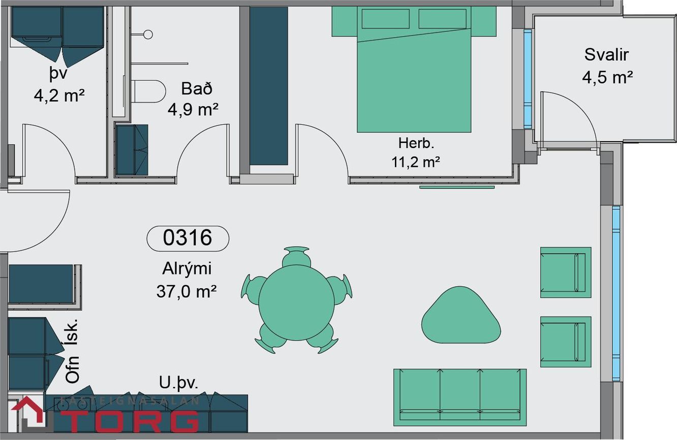 Vetrarbraut 4 - 0316, 210 Garðabær