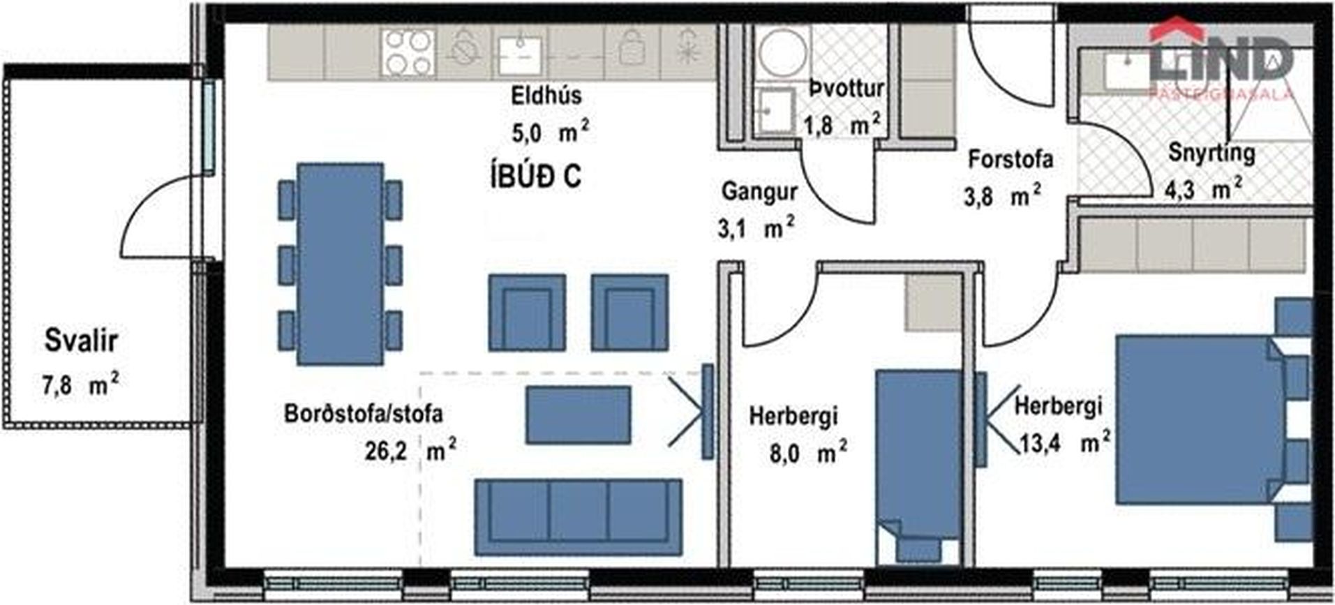 Kuggavogur 1 - 0301, 104 Reykjavík