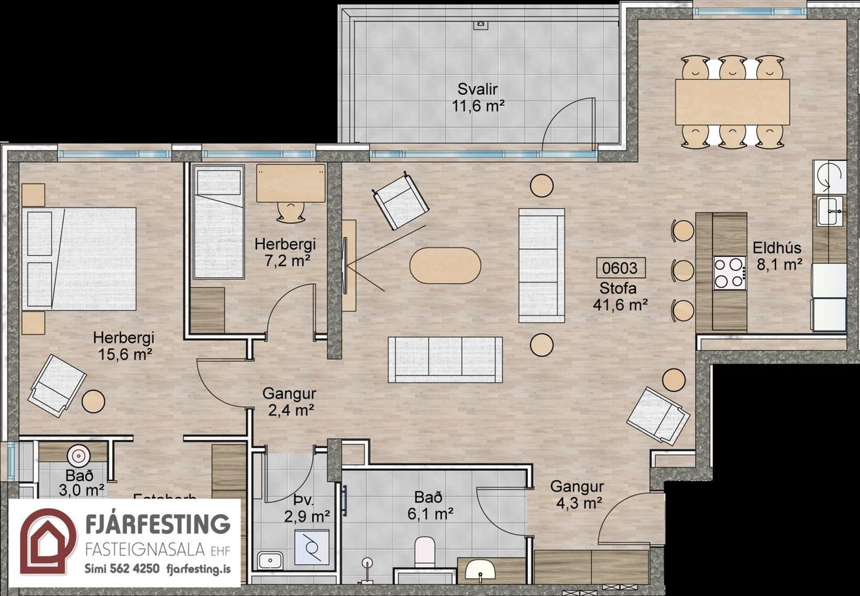 Bolholt 7 - 0603, 105 Reykjavík