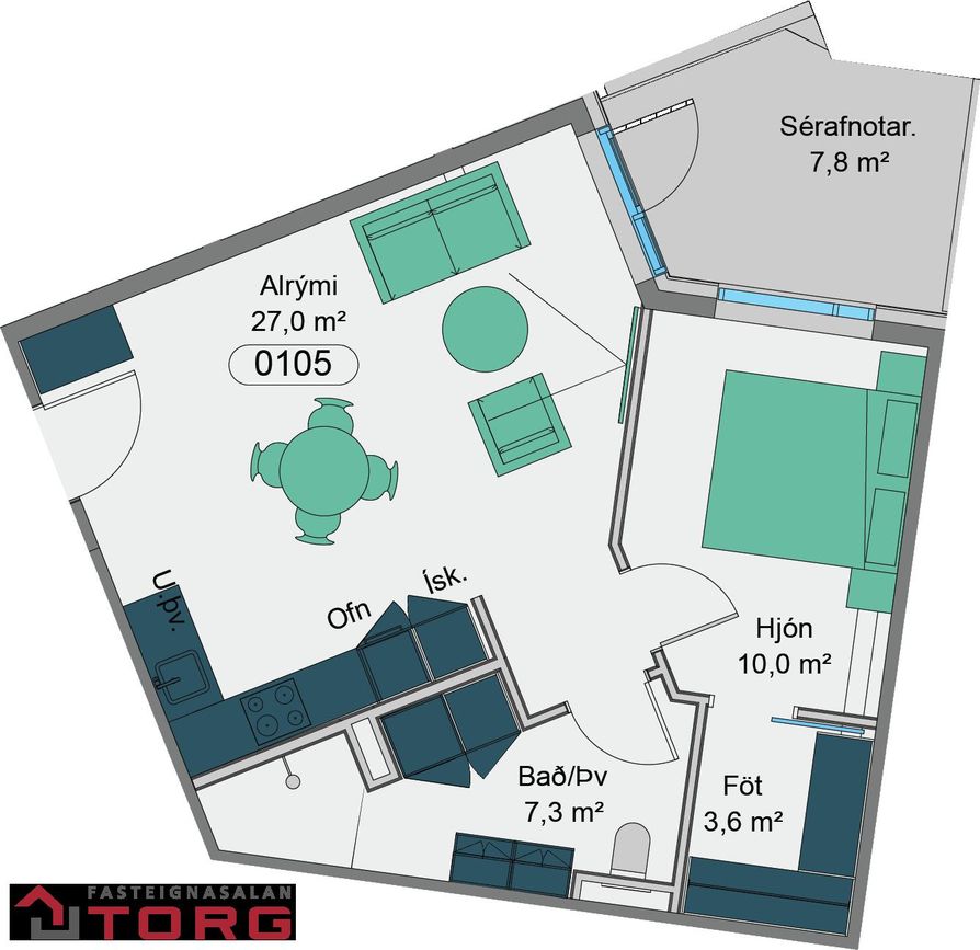 Vetrarbraut 2A - 0105, 210 Garðabær