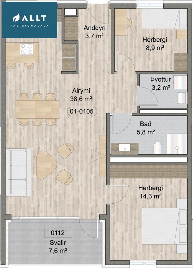 Asparlaut 1, 230 Reykjanesbær