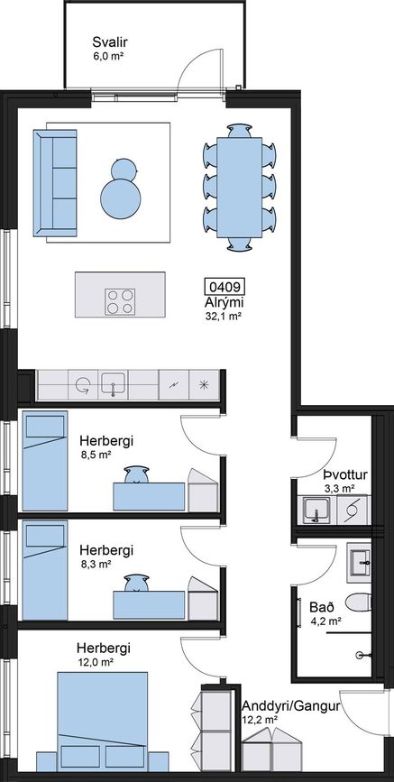 Stefnisvogur 44, 104 Reykjavík