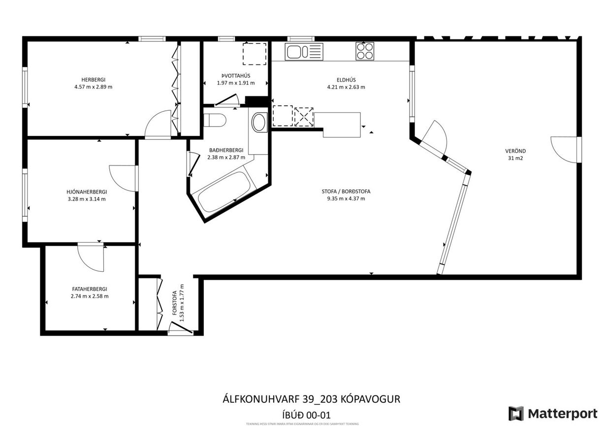 Álfkonuhvarf 39, 203 Kópavogur
