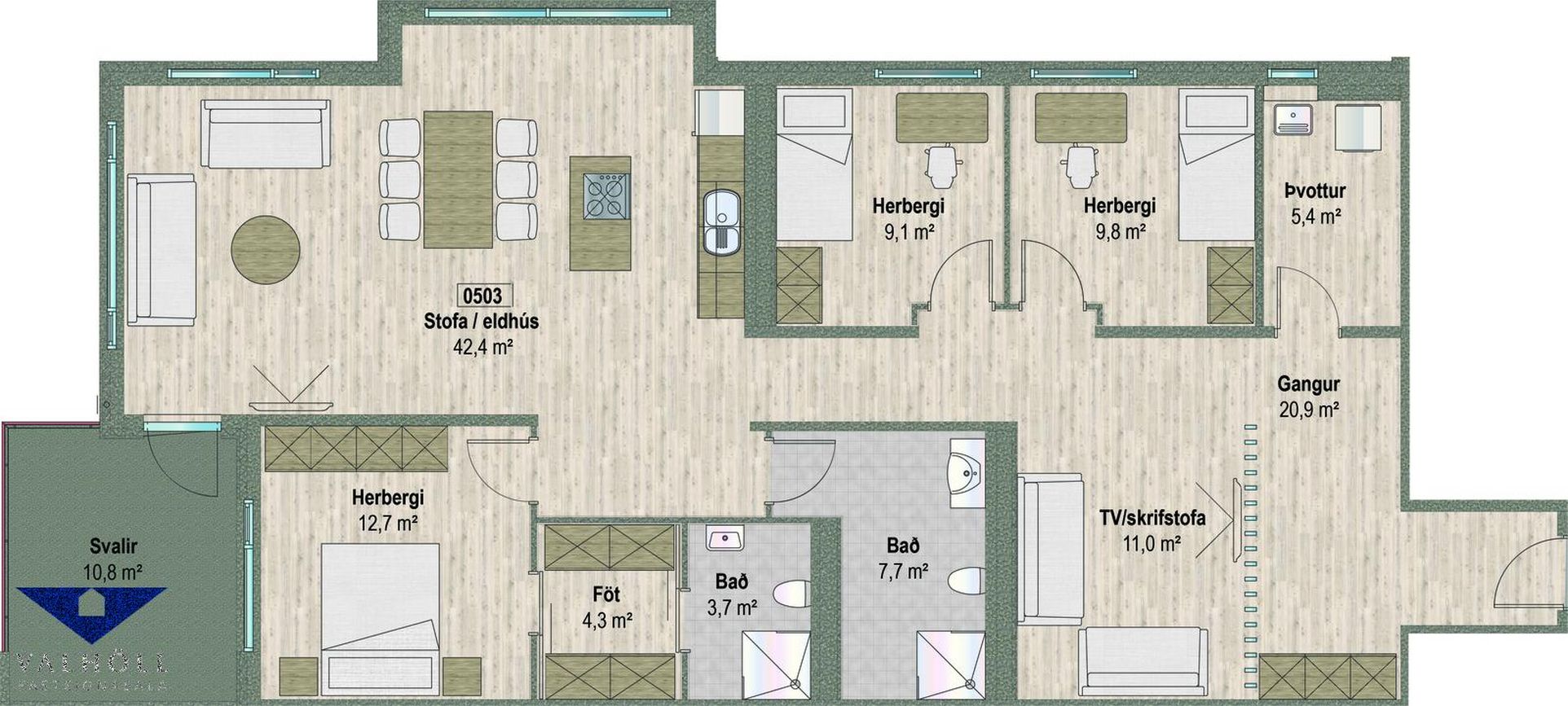 Asparlaut 26, 230 Reykjanesbær