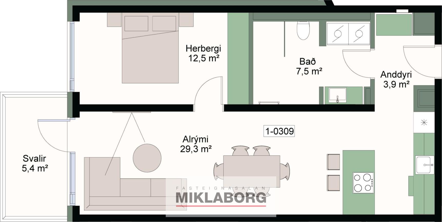 Mýrargata 41 - 0309, 101 Reykjavík