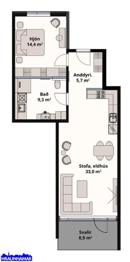 Suðurhella 16 - 0404, 221 Hafnarfjörður