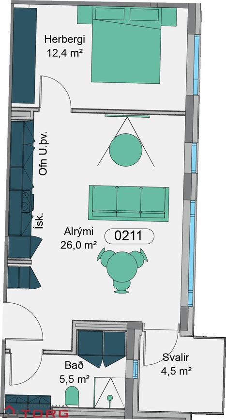 Vetrarbraut 2C - 0211, 210 Garðabær