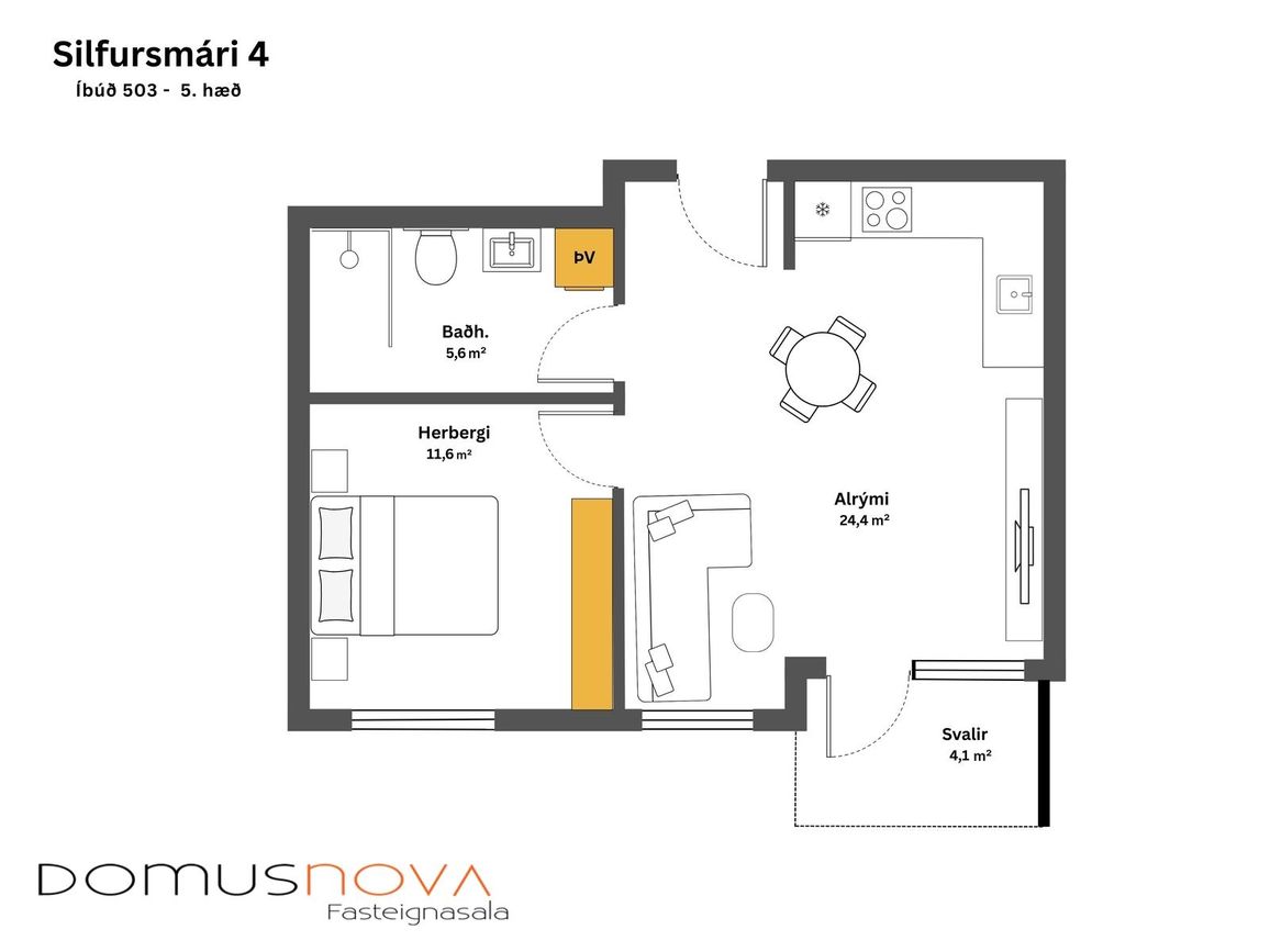 Silfursmári 4 - 0503, 201 Kópavogur