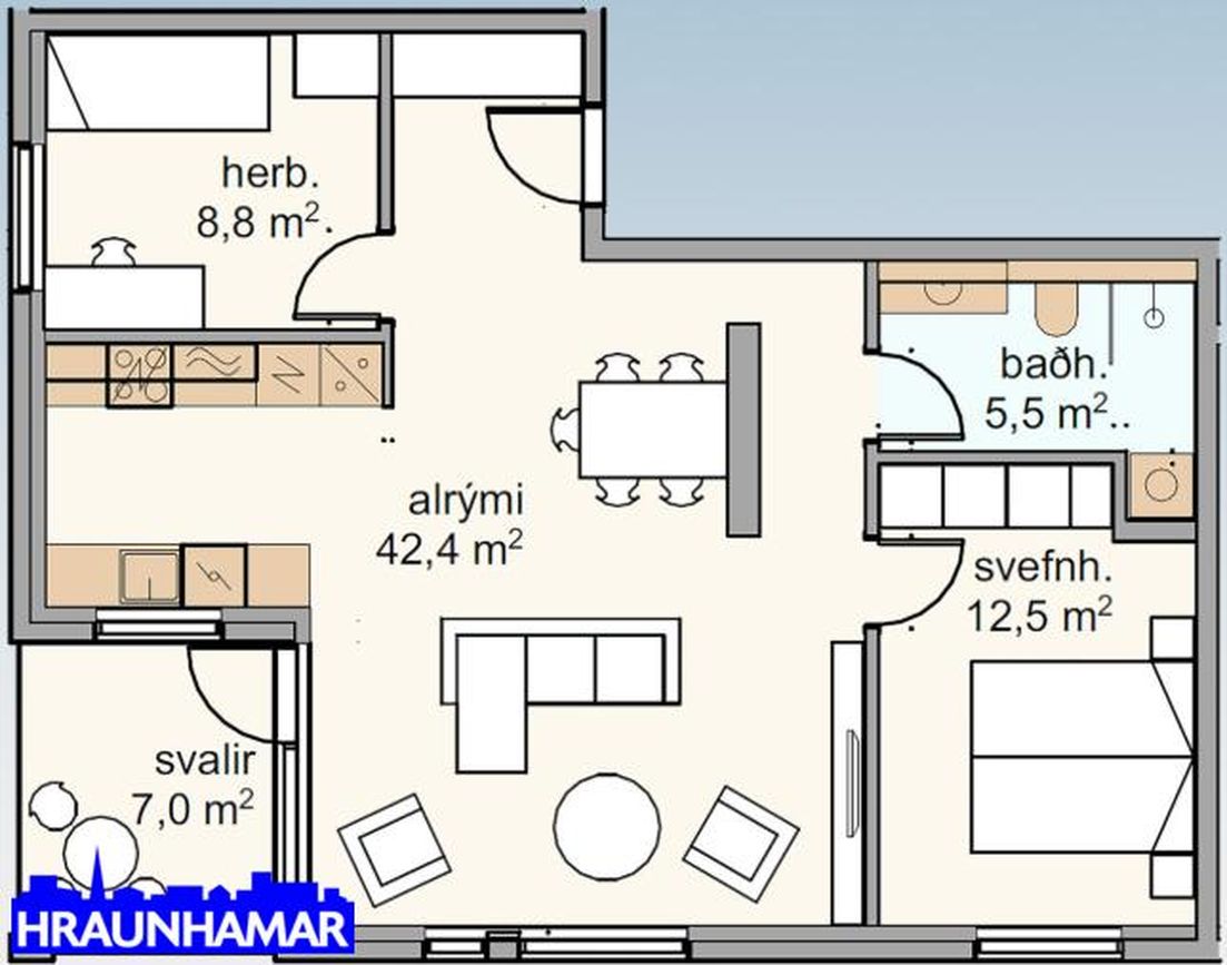 Apalskarð 2 - 0107, 221 Hafnarfjörður