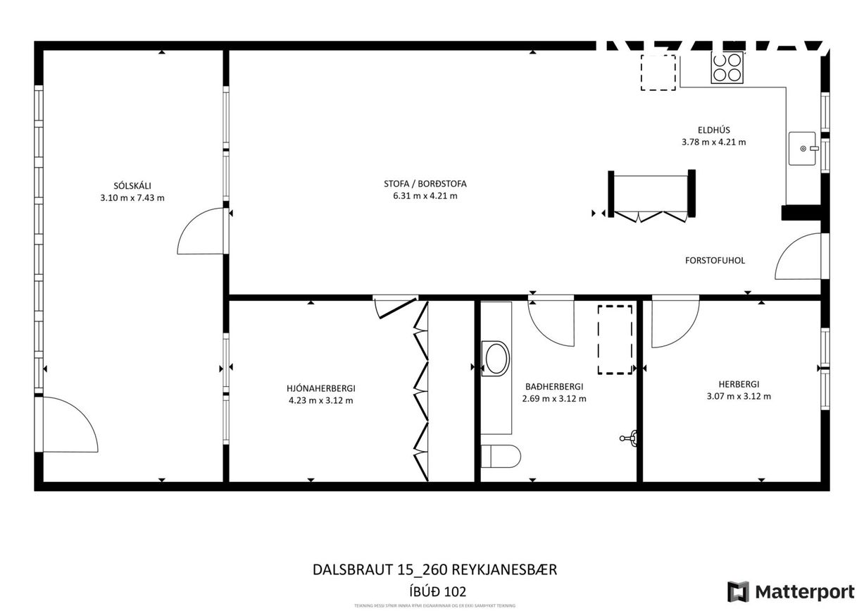 Dalsbraut 15, 260 Reykjanesbær