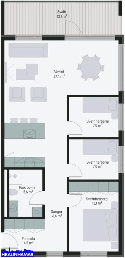 Hnjúkamói 16 - 0205, 815 Sveitarfélagið Ölfus