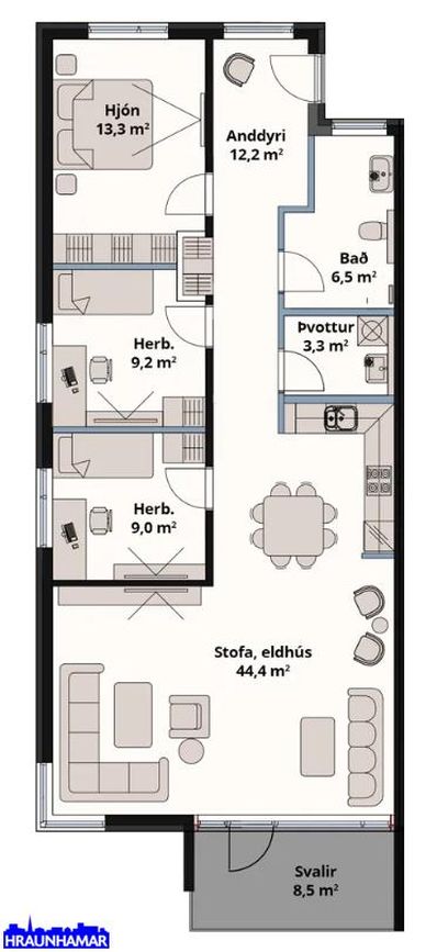 Suðurhella 16 - 0306, 221 Hafnarfjörður
