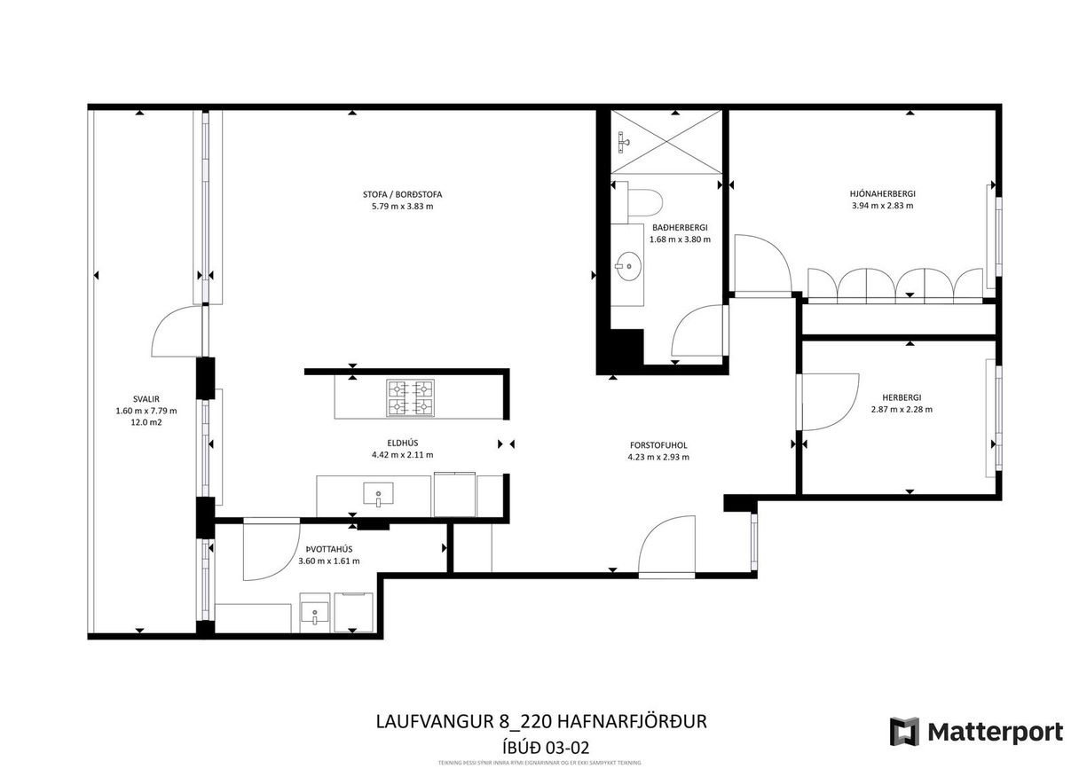 Laufvangur 8 - 0302, 220 Hafnarfjörður
