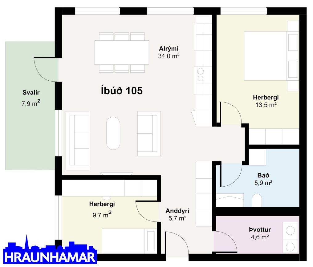 Baughamar 5, 221 Hafnarfjörður
