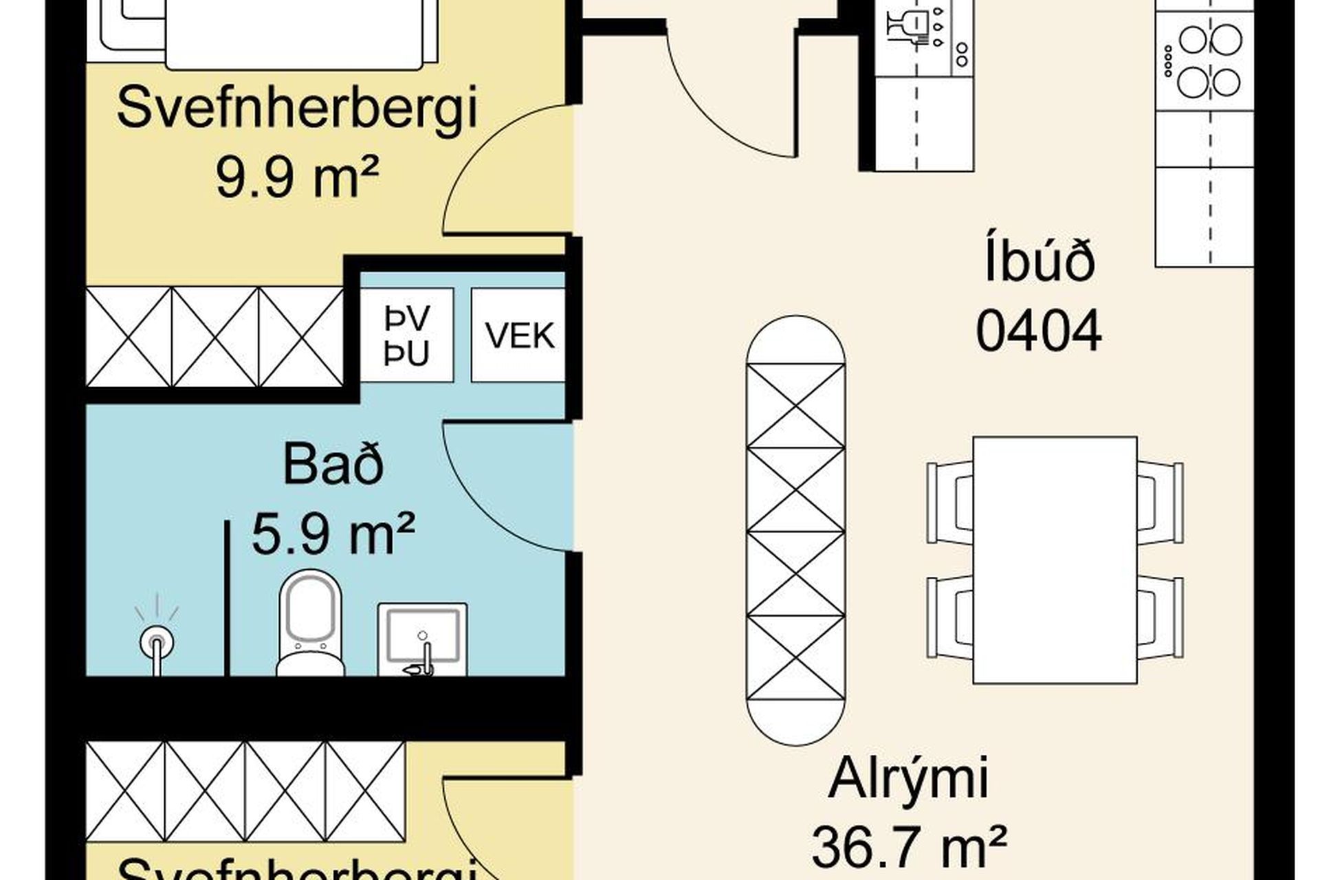 Áshamar 42 - 0404, 221 Hafnarfjörður