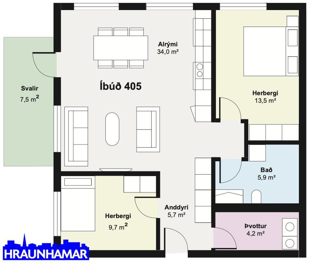Baughamar 5, 221 Hafnarfjörður