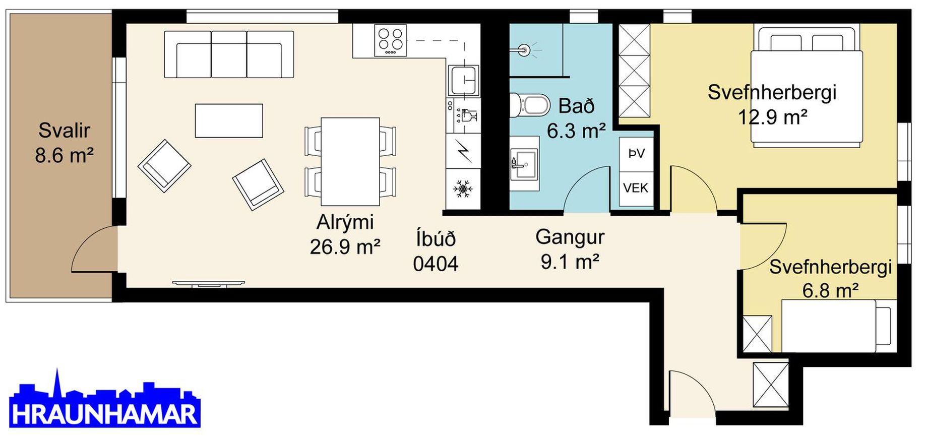 Áshamar 48, 221 Hafnarfjörður