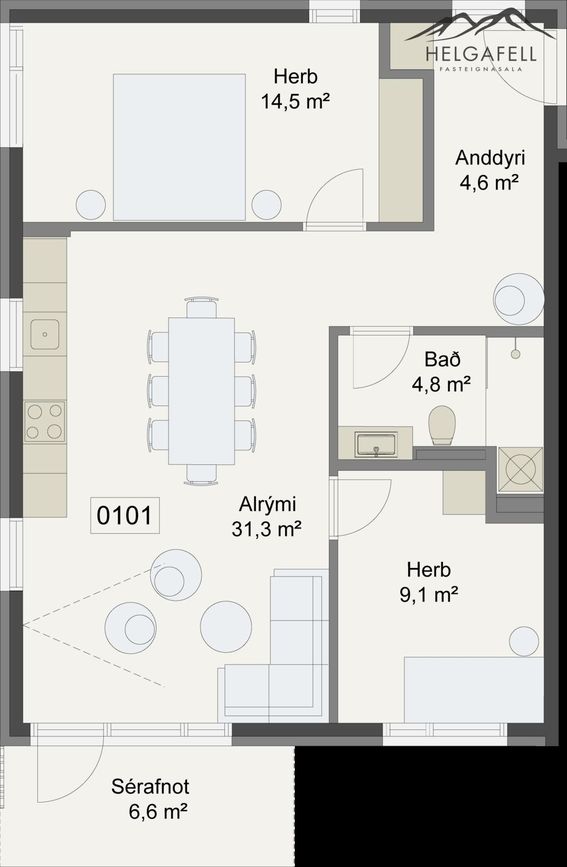 Austurmörk 28B, 810 Hveragerði