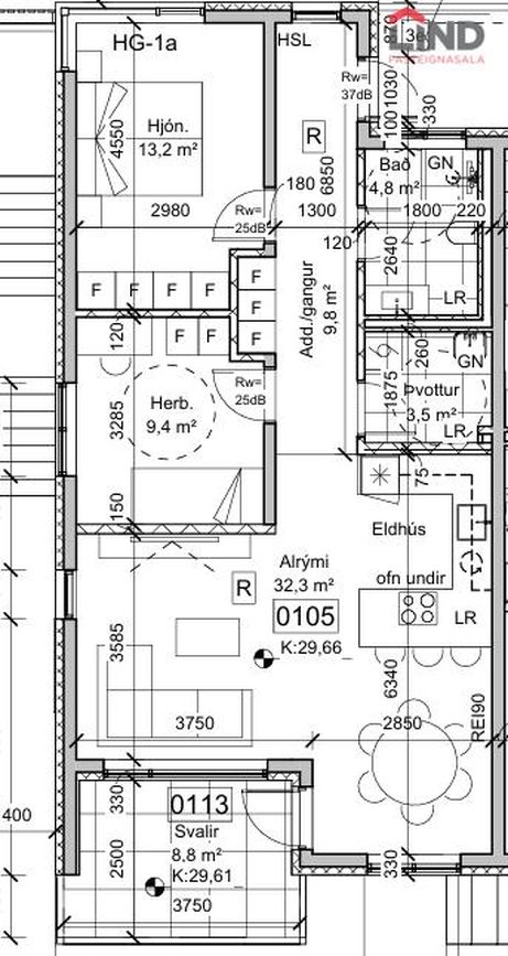 Baughamar 3 - 0105, 221 Hafnarfjörður