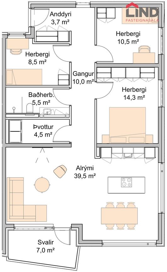 Áshamar 50 - 0210, 221 Hafnarfjörður