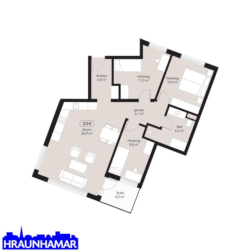 Apalskarð 8A, 221 Hafnarfjörður