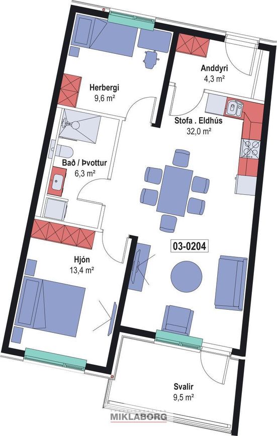 Hringhamar 25 - 0204, 221 Hafnarfjörður