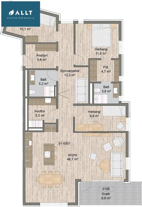 Asparlaut 1, 230 Reykjanesbær