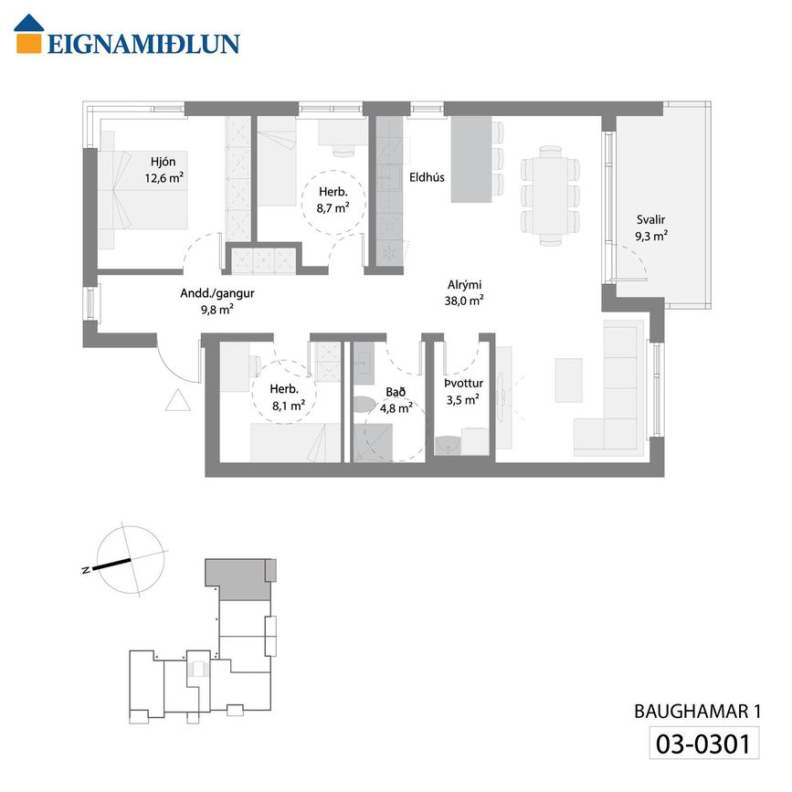 Baughamar 1, 221 Hafnarfjörður