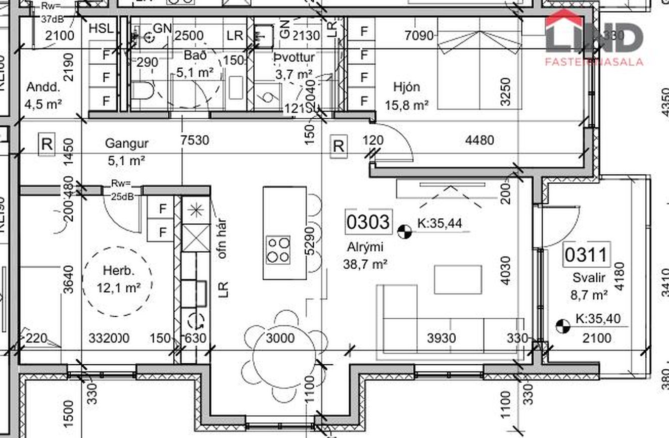 Baughamar 3 - 0303, 221 Hafnarfjörður