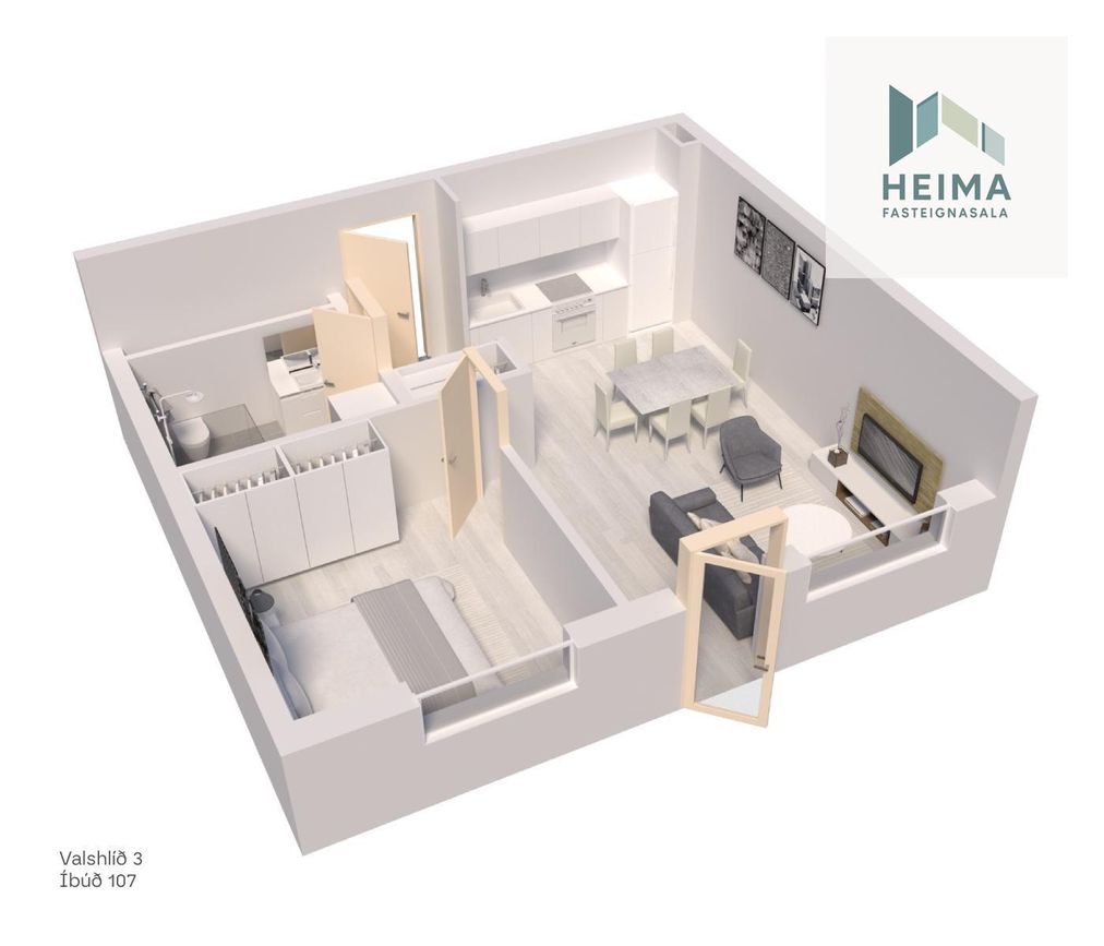 Valshlíð 3 - 0107, 102 Reykjavík