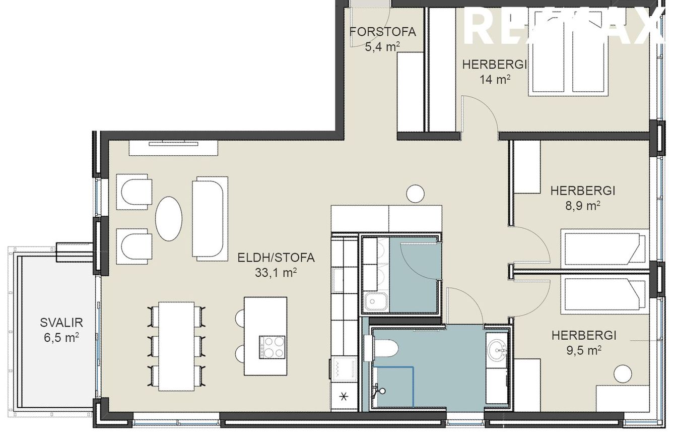 Kleppsmýrarvegur 6 - 0410, 104 Reykjavík