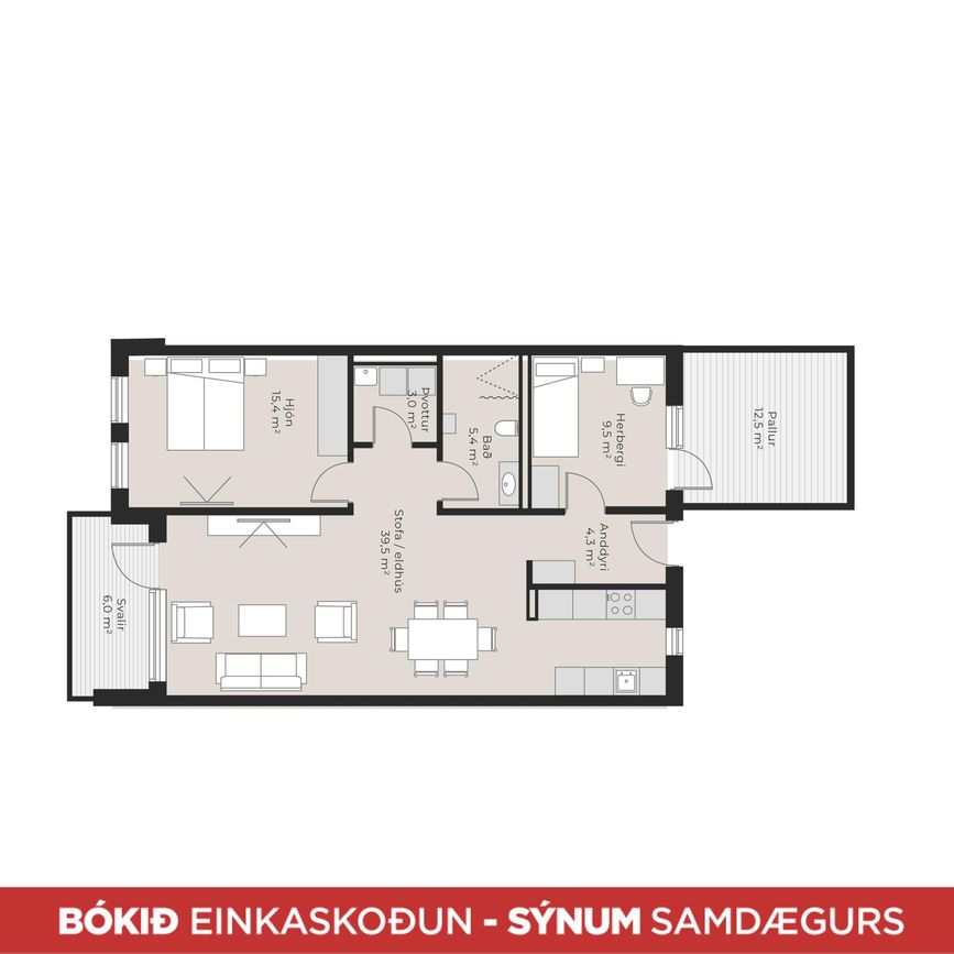 Hlíðarfótur 19 - 0220, 102 Reykjavík