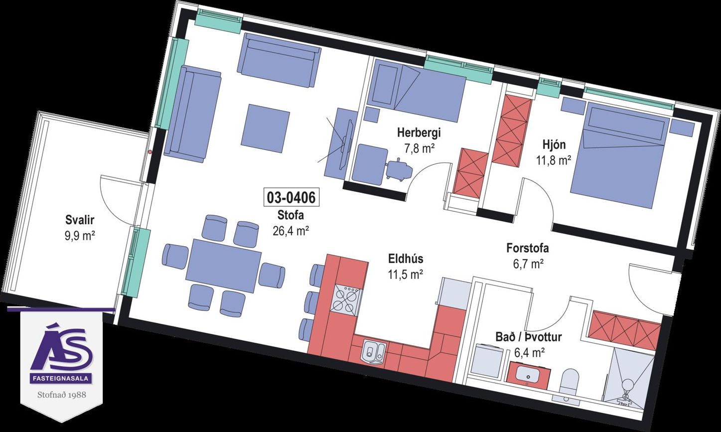Hringhamar 25 - 0406, 221 Hafnarfjörður