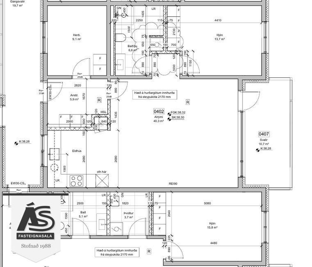Baughamar 3 - 0402, 221 Hafnarfjörður