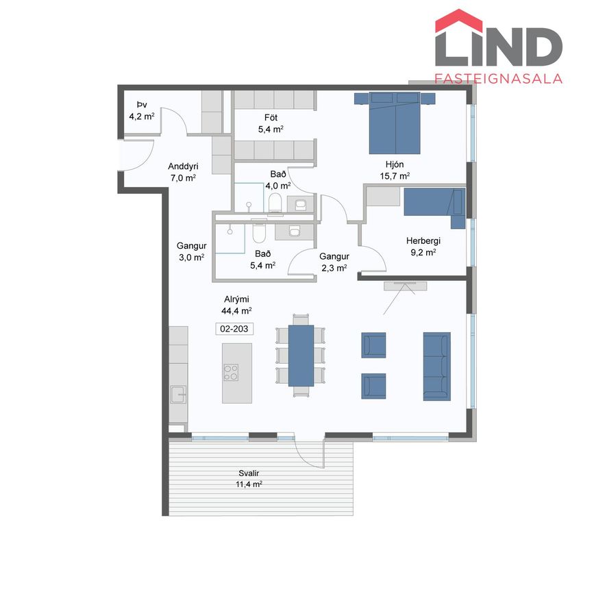 Urriðaholtsstræti 11 - 0203, 210 Garðabær