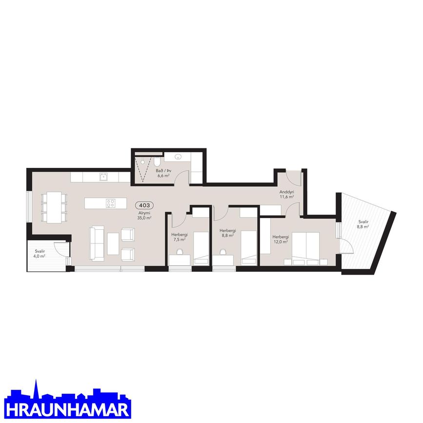 Apalskarð 8A, 221 Hafnarfjörður