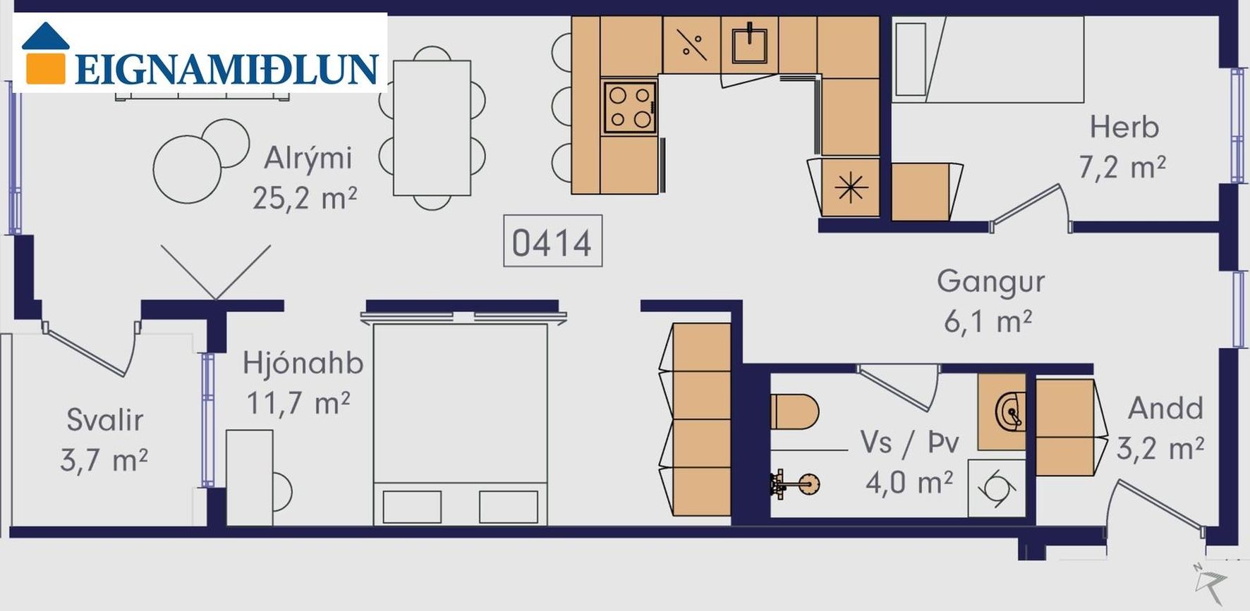 Laugavegur 168D - 0414, 105 Reykjavík
