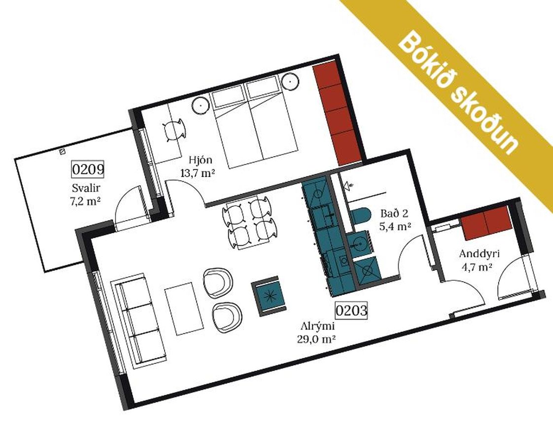 Áshamar 22 - 0203, 221 Hafnarfjörður