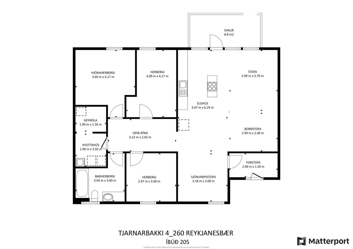 Tjarnabakki 4 - 0205, 260 Reykjanesbær