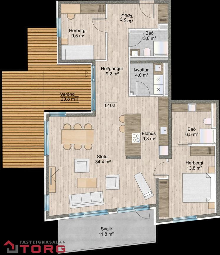 Naustavör 66, 200 Kópavogur