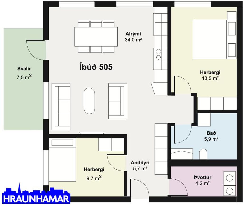 Baughamar 5, 221 Hafnarfjörður