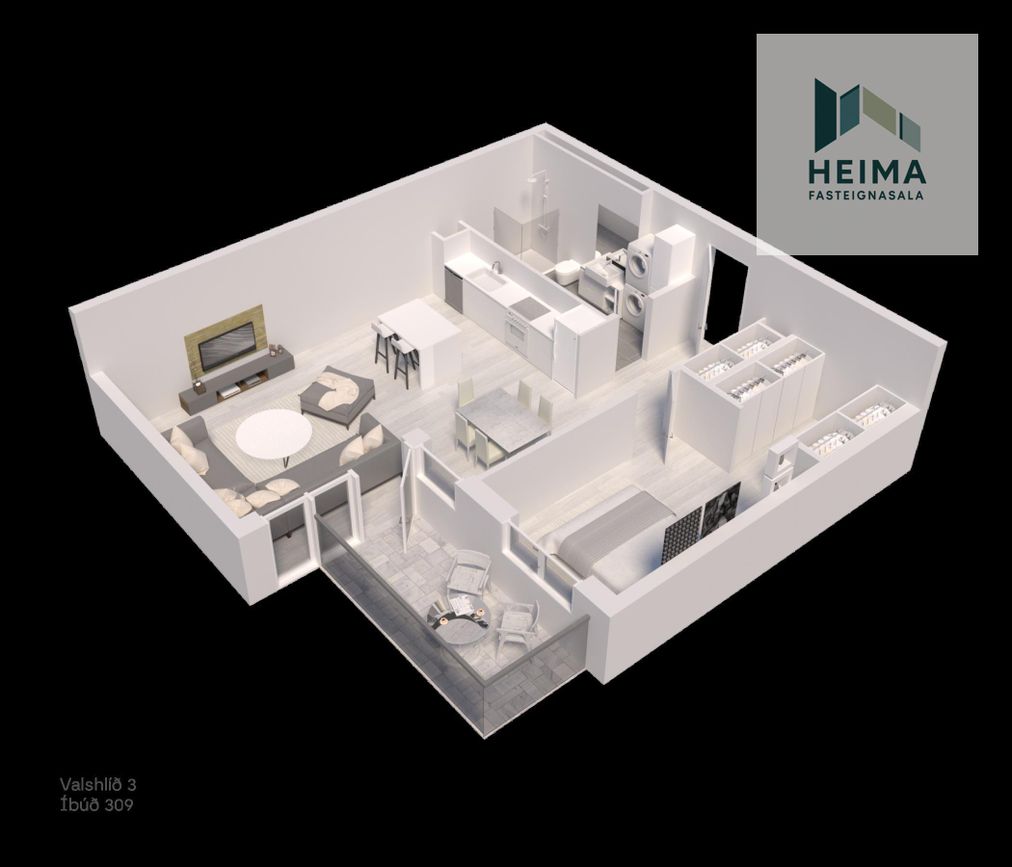 Valshlíð 3 - 0309, 102 Reykjavík