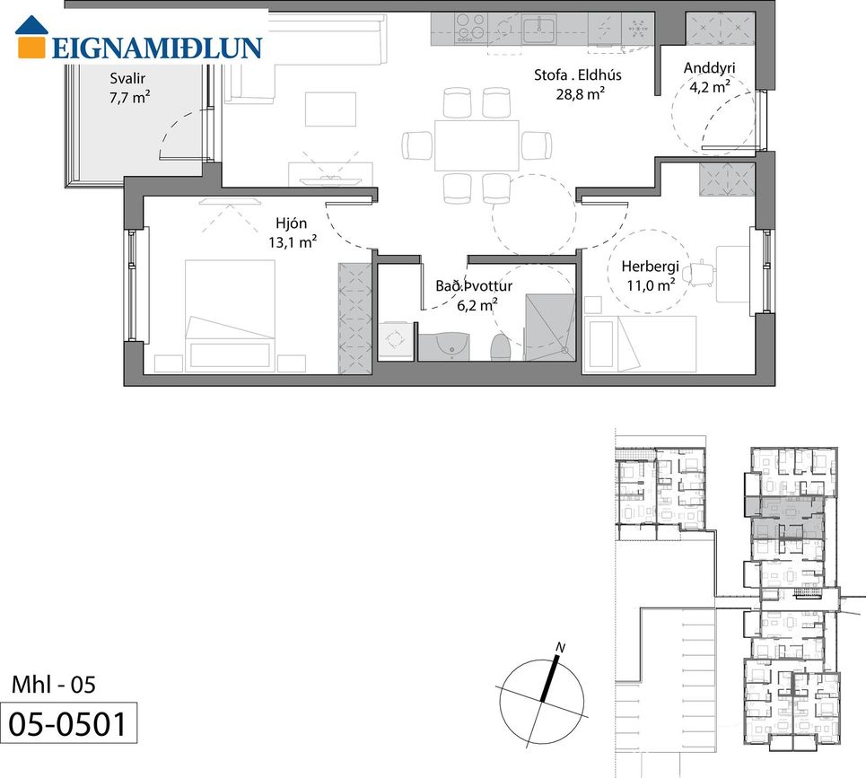 Áshamar 2 - 0505, 221 Hafnarfjörður