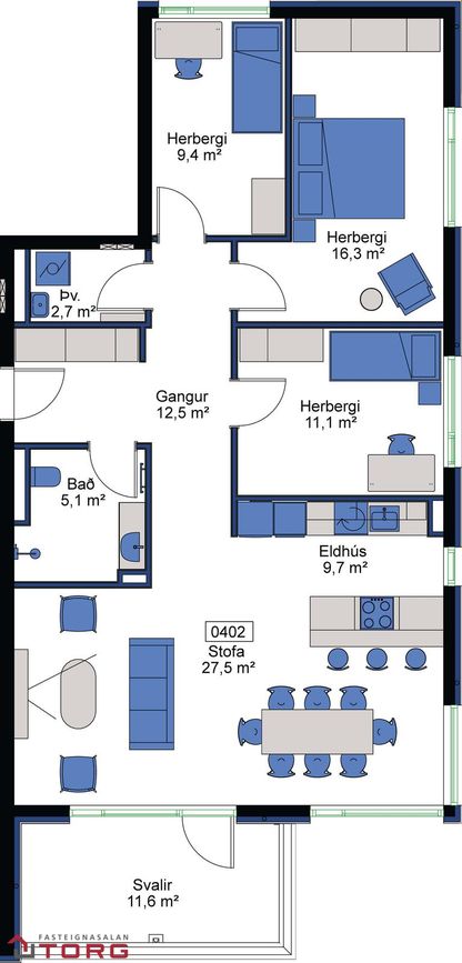 Bolholt 7 - 0402, 105 Reykjavík