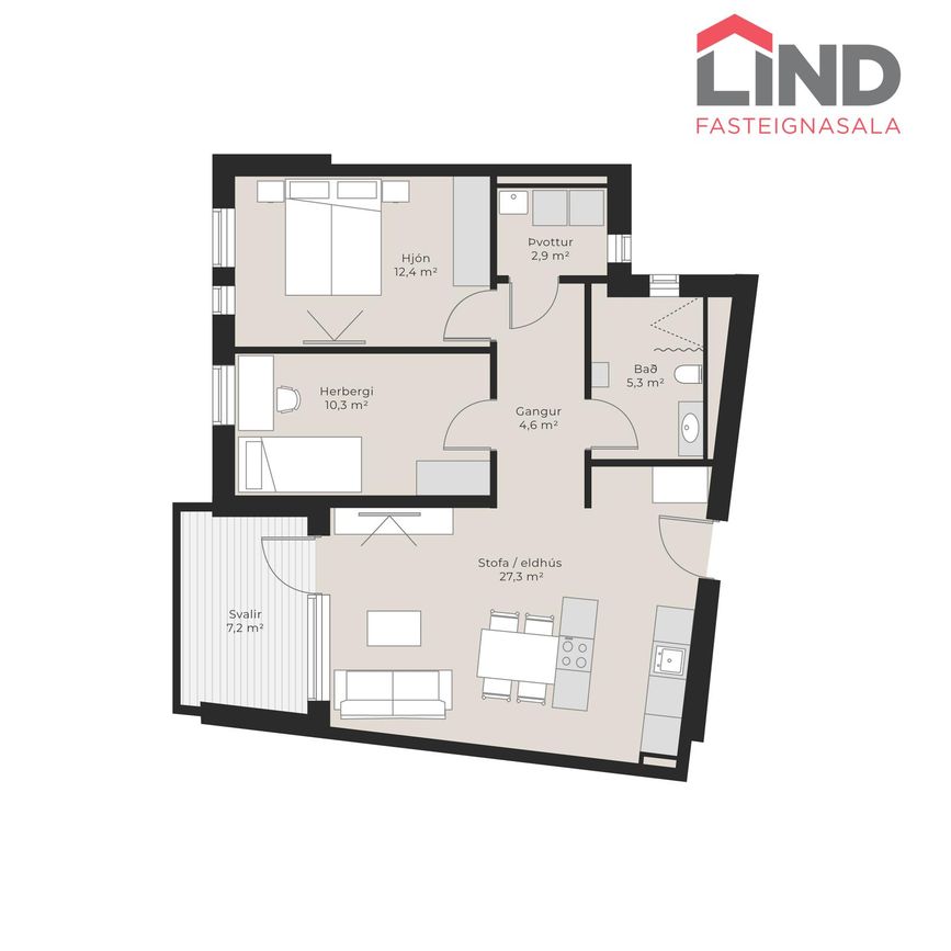 Fálkahlíð 5 - 0227, 102 Reykjavík