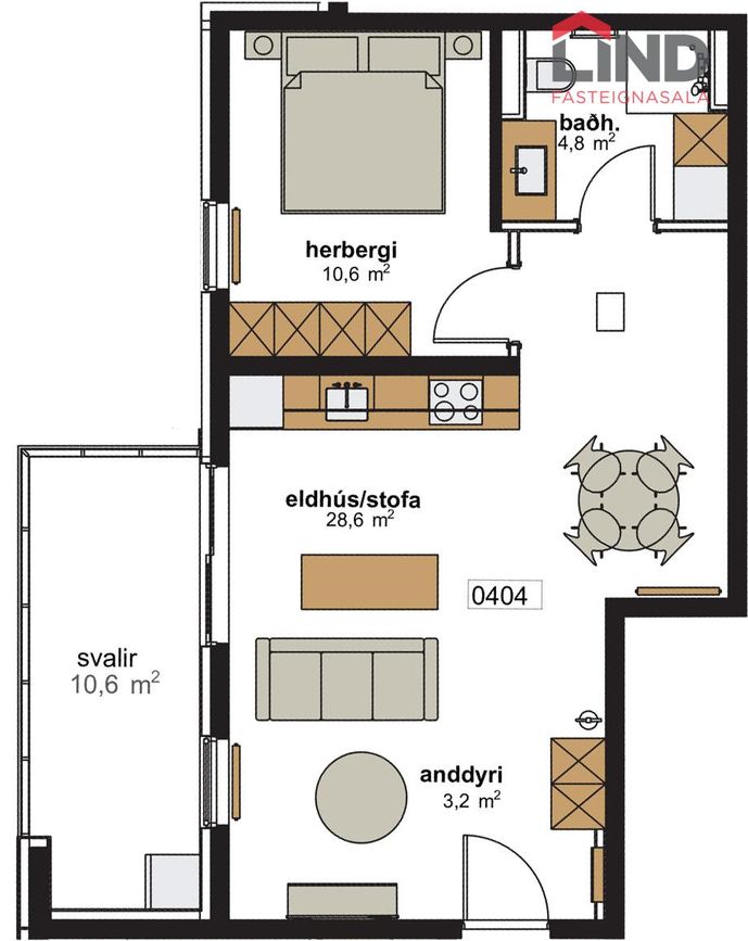 Hringhamar 17 - 0404, 221 Hafnarfjörður