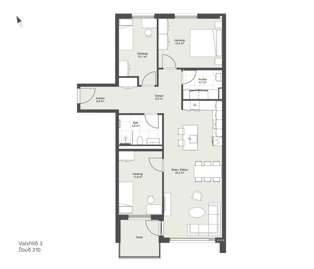 Valshlíð 3, 102 Reykjavík