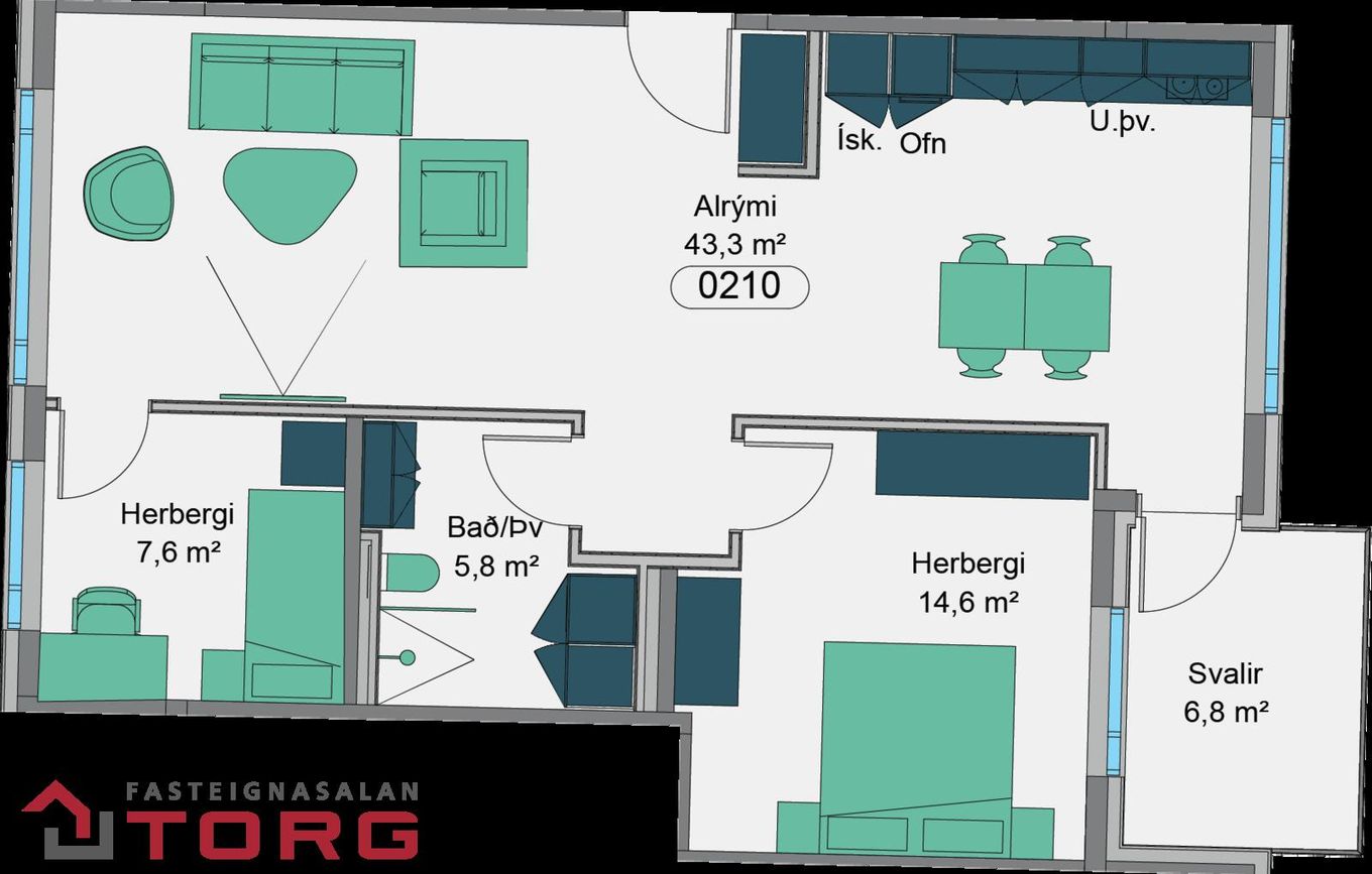 Vetrarbraut 2C - 0210, 210 Garðabær